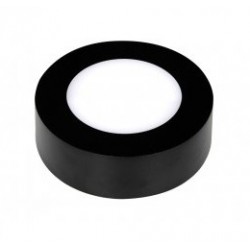 Downlight panel Redondo LED Superficie Negro 6W
